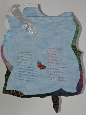 Rückseite Schmetterlingsquilt